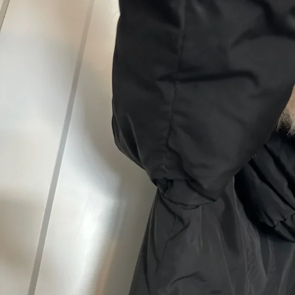 RUDSAK Long Parka Black Puffer Coat with Fur Trim - Picture 8 of 8